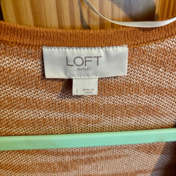 Loft Outlet Zebra Sweater Cardigan - Picture 2 of 3